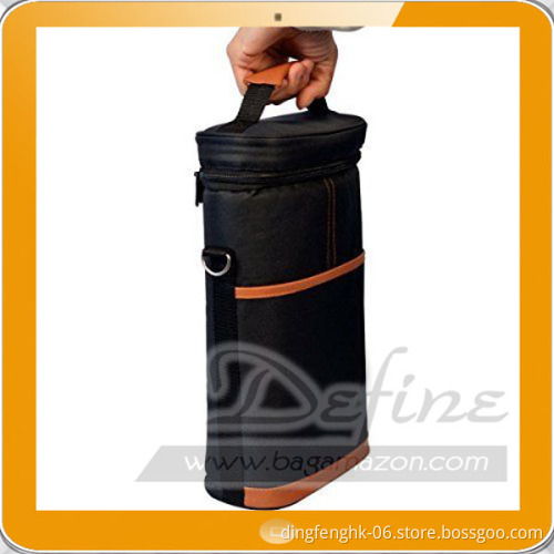 traveling wine bag with 2 bottle